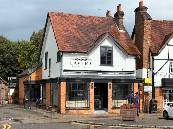 Front of Lavera in Amersham Old Town. 